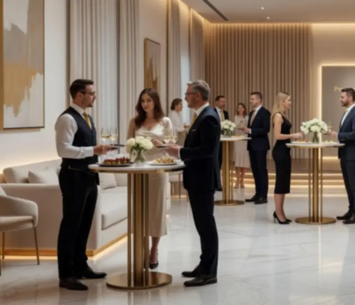 Mozaika zdjęć premium eventów BAR HO NAM KATARZYNA KOWALSKA – eleganckie aranżacje wnętrz, stoły gier i zadowoleni goście.